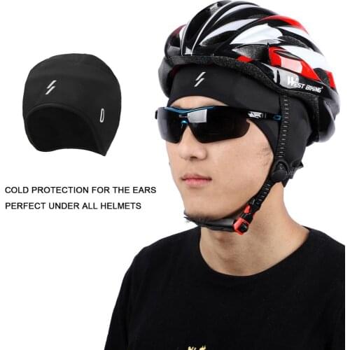 Outdoor Sports Cycling Cap Thermal Windproof Bandana Caps Bicycle Fleece Men Winter Hat Skiing Headband Warm MTB Bike Caps