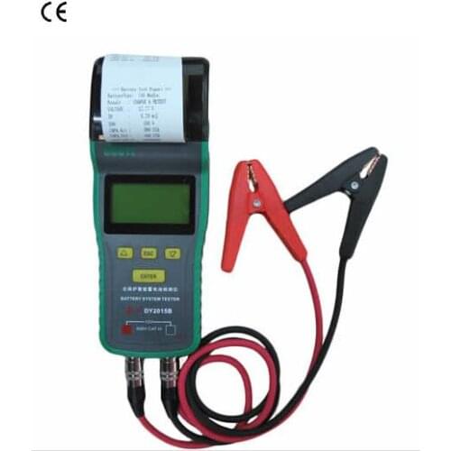 New Released DY2015B With Printer Electric Vehicle Battery Tester Capacity Tester 12V60A Battery Meter Discharge Fork