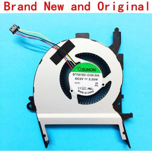 New laptop CPU cooling fan Cooler radiator Notebook for ASUS FL5900U FL5900L X556UB A556UF VM591U Series EF75070S1-C430-S9A