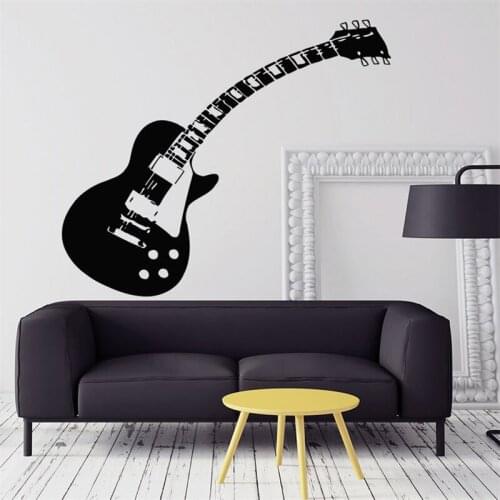 Wall Decal Stringed Musical Instruments Guitar Music Studio Vinyl Sticker Décor Club Stores Living Baby Room Murals decor HY1493