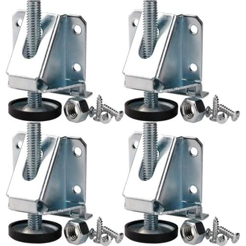 Leveling Feet Heavy Duty Furniture Levelers Adjustable Table Leg Leveler with Lock Nuts for Furniture,Table, Cabinets, Workbench