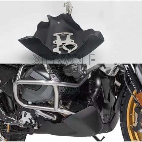 For BMW R1250GS/ADV Modified Stainless Steel Engine Protection Shell One Piece Stamping Enlargement Shield High Strength Chassis