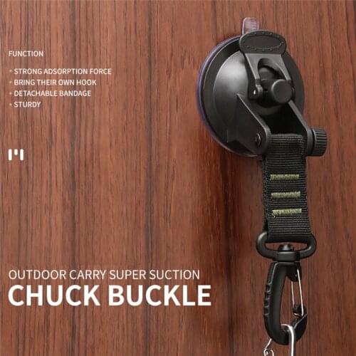 1pcs Universal Suction Cup Anchor Securing Hook Tie for Camping Tarp Car Side Awning 360 Rotating Outdoor Tool Fix Accessories