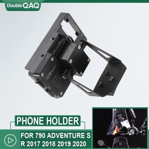 Motorcycle Accessories GPS Phone Navigatio Bracket Holder Support FOR 790 ADVENTURE S R 2017 2018 2019 2020