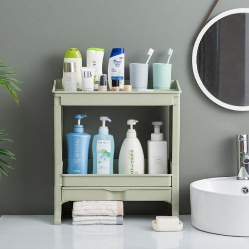 Mr Clean Australian Multi-layer Drawer Plastic Storage Cabinet Kitchen Bathroom Storage Storage Drain Finishing Shelf