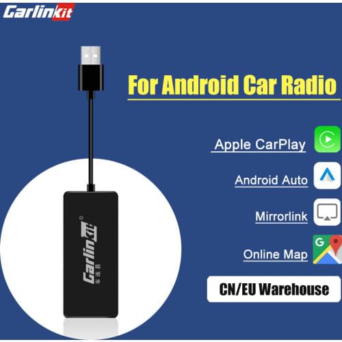 Loadkey & Carlinkit Wired Carplay Android Auto Dongle for Android System Screen Smart link Support Mirror-link IOS 14 Map Music