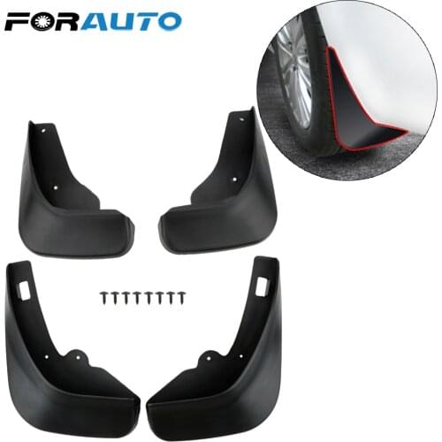 FORAUTO 4 Pieces Car Mud Flaps Front Rear Mudguard Splash Guards Fender For Ford/Focus 2 MK2 MK2.5 Saloon Sedan 2005-2011