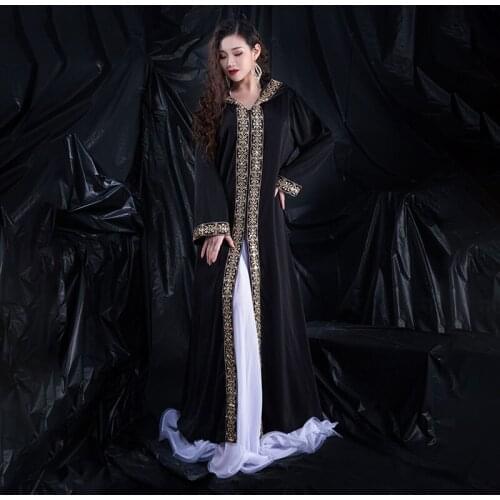 Women Dance New Belly Dance Performance Waiting Dress Competition Preparation Wind Warm Jacket Performance Waiting Cloak