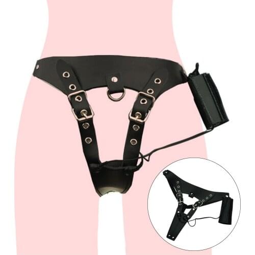 Electric Shock Masturbation Electro Shock Sex Toys For Women PU Pants Stimulation Sex Toys For Adults Game Sex Product Shop