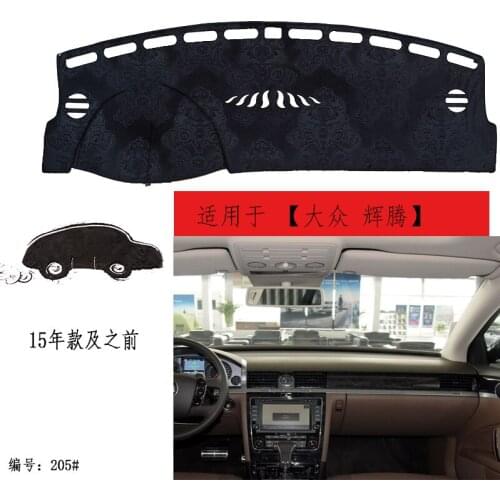 TOMMIA For Volkswagen Phaeton Dashboard Pad Cover Dash Mat Anti-Sun Velvet Instrument