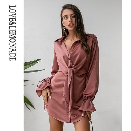 Модные платья-рубашки LOVE&LEMONADE China At AliExpress