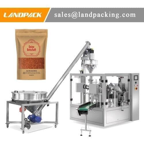 Multifunction Automatic Dried Paprika Rotary Filling And Sealing Machine Modern