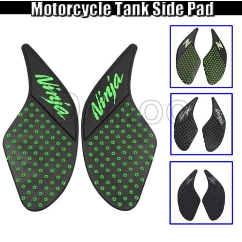 Motorcycle 1 Pair Protector Anti Slip Tank Pad Sticker Gas Knee Grip Traction Side Decal Cover For Kawasaki Z250 2013-2016
