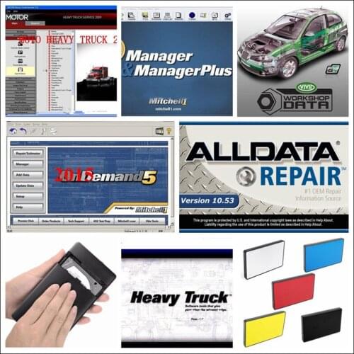 2020 Alldata Auto Repair Software all data 10.53V +Mit//chell OD5 2015 car repair+ELSAWin 6.0+ATSG 2017+Vivid 21in1TB HDD USB3.0