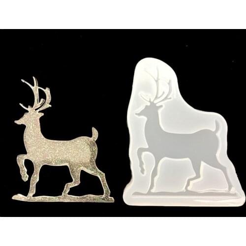Christmas Deer Antler Elephant Elk DIY Silicone Mold Animal Resin Jewelry Making