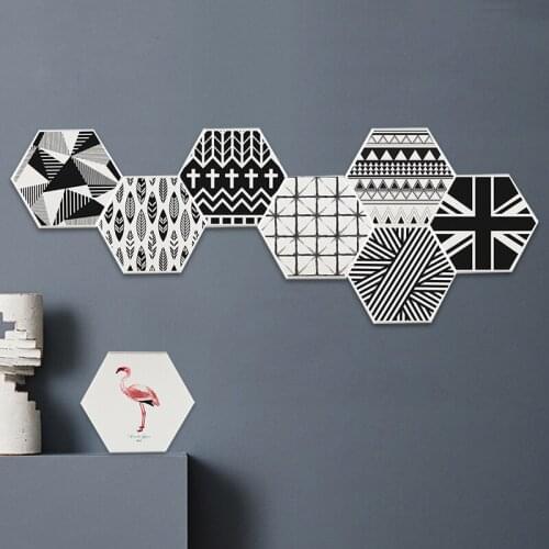 Self adhesive 3D wall sticker, Nordic living room porch bar counter background wall DIY combination creative decoration sticker