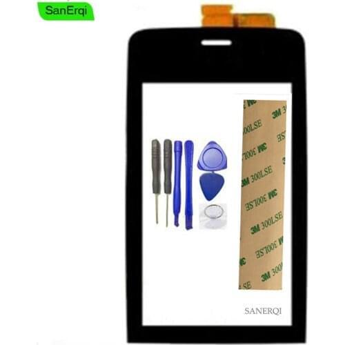 For Nokia Asha 308 309 N308 310 3090 3080 Touch Screen Digitizer Sensor Outer Front Glass Display Lens 3.0"