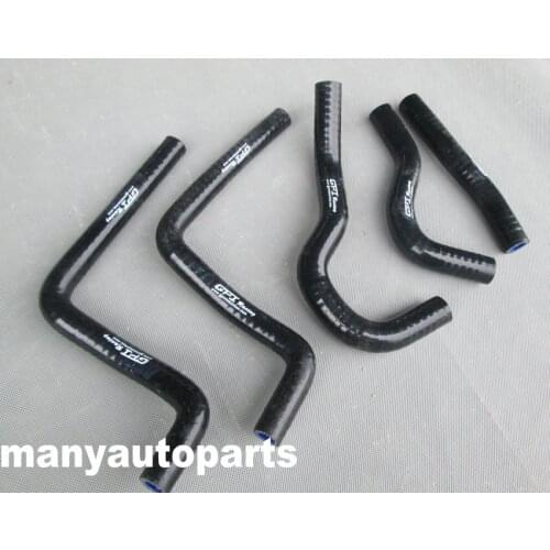 Silicone radiator hose for Honda CR125 CR125R CR 125R 2003 2004 03 04 BLACK
