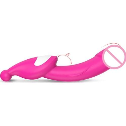 9 Vibration Modes AV Wand Massager Elf Shape Vibrator Silicone Dildo Vibrators for Women Sex Toys