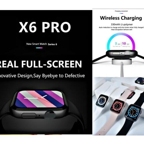 X6 PRO Smart Watch Series 6 with GPS SIRI Bluetooth Call Smartwatch IWO 16 Blood Pressure for Apple Xiaomi Phone VS W56 W66 FK88
