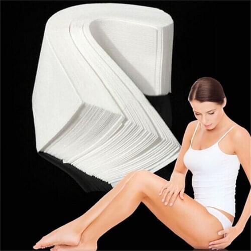 100pcs Removal Non Woven Body Cloth Hair Remove Wax Paper Rolls High Quality Hair Removal Epilator Wax Strip Paper