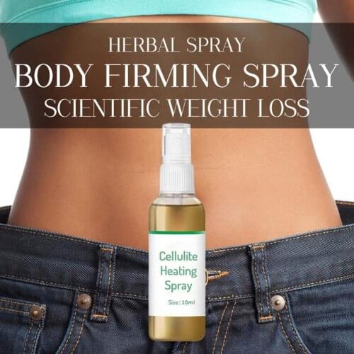 10ML Body Slim Spray Fat Burning Slimming Spray Powerful Belly Abdomen Weight Loss Body Firming Weight Loss Spray for Abdomen