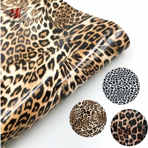 Leopard Printed Heat Transfer Vinyl Iron-on Tshirt Heat Press Cricut Film HTV Printing for Clothing Xmas Decor DIY Easy to Weed