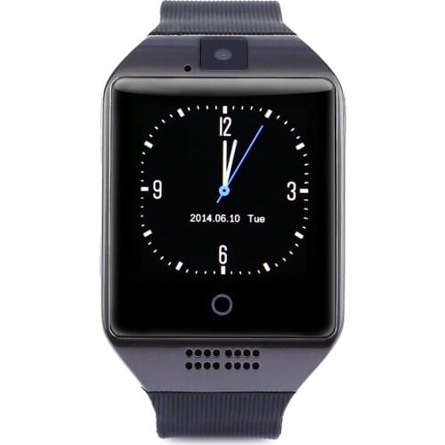 Q18 Graceful ARC Screen Smartwatch Bluetooth watch phone Intelligent Radio for Android IOS Phone PK DZ09 U8 GT08 Free shipping