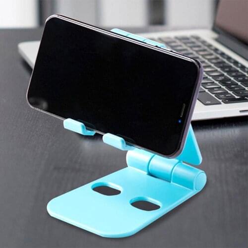 Universal Double Foldable Cell Phone Desk Holder Mount Cradle Tablet Stand Mobilephone Holder for Mobile Phones within 8 inch