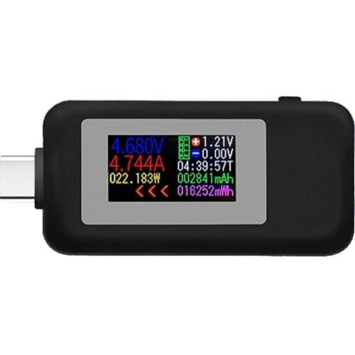 KWS-1902C Type-C Color Display USB Tester Current Voltage Monitor Power Meter Mobile Battery Bank Charger Detector