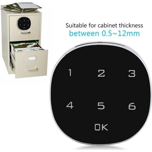 Cerradura inteligente Digital Coded Lock Zinc Alloy Code Combination Cam Cabinet Convenient Password Safe Lock safe locker