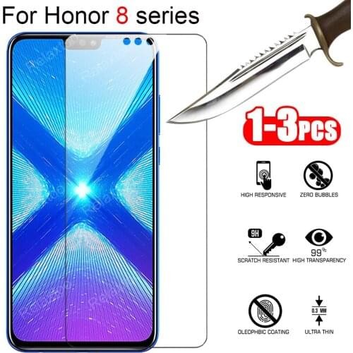 1-3 PCS Screen Protector For Honor 8x Honor 8 x Protective Glass For Huawei Honor 8a 8s Tempered Glass For Huawei Honor 8c film