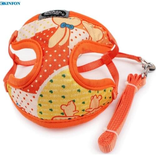 100Pcs/Lot Pet Protection Traction Rope Dog Chain, Japanese Steel Clip Satin Mesh Harness Clothing, Size No. 4 Colors