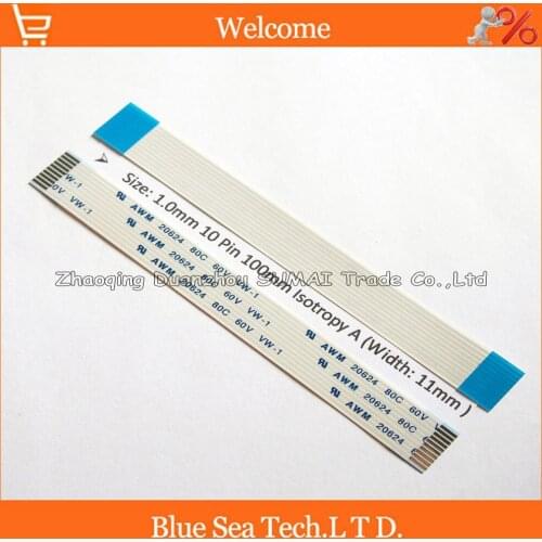 10Pin FFC/FPC Flexible Flat Cable 1.0mm pitch 10 pin 100mm Isotropy A or Anisotropy B cable,20624.welcome custom-made Order