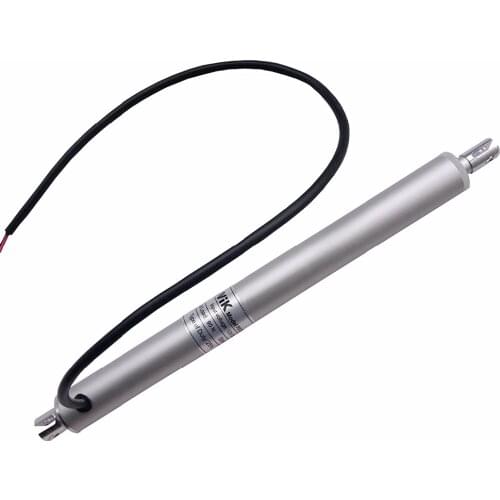 12V DC Micro Mini Electric Linear Actuator 6 inch/150mm Stroke 200N Max Load In-line Round Tube 20mm Diameter