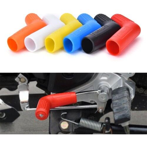 3/4" Rubber Clips Shift Sock Motorcycle Gear Shoe Protector - Sport Bike Accessory black Fits shifters up to wide and 2" long
