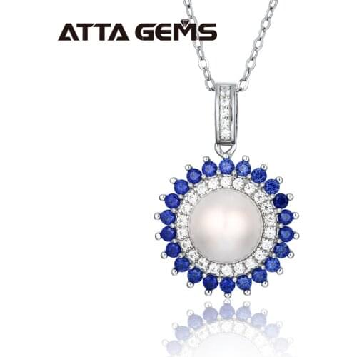 Женские ожерелья из жемчуга ATTAGEMS China At AliExpress