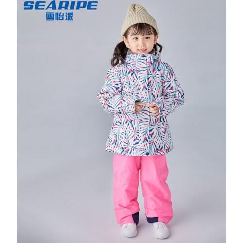 2019 Kids Ski Suit Children Brands Windproof Waterproof Warm Girls Jacket And pant Snow Set Winter Skiing And Snowboarding Jacke