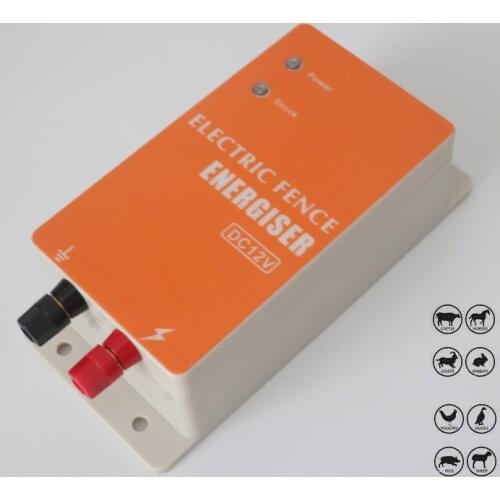 Solar Electric Fence Energizer Charger Controller Animal Raccoon Dog Sheep Horse Cattle Poultry Farm Electric Fencing Shepherd