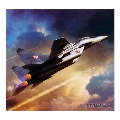DIYMyModeI Hot Paper model Airplane toy 1:33 scale Russia Mig 29A Fighter model 3d puzzles handmade Papercraft decorations