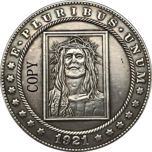 Hobo Nickel 1921-D USA Morgan Dollar COIN COPY Type 190