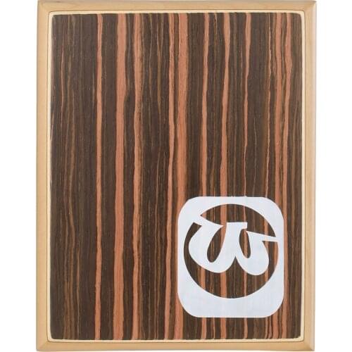 Walter Compact Travel Cajon Box Drum Flat Hand Drum Percussion Instrument with Adjustable Strings Carrying Bag