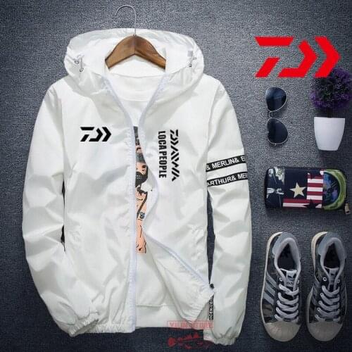 Daiwa Fishing Jacket Men Breathable Fishing Clothes LongSleeve Quick Dry Outdoor Sports Hiking Camping Clothing Fishing Clothing