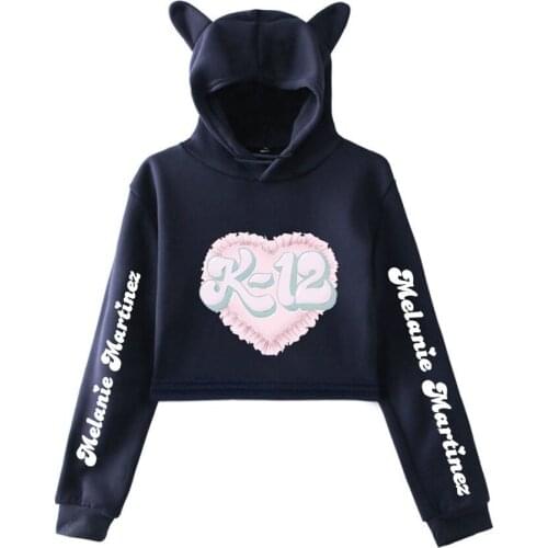 Melanie Martinez new kawaii high street hip-hop cat ear cotton hoodie ladies hooded pullover loose casual top ins wind sweater