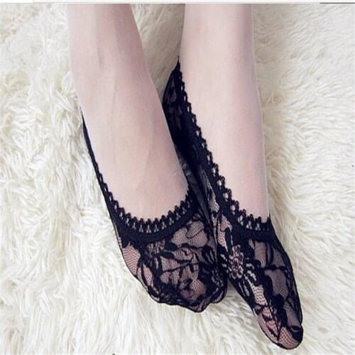 MZ020 2020 new Women Socks Crystal ladies cheap cotton short lace sock for femal cute invisible sock sexy young girls tube socks