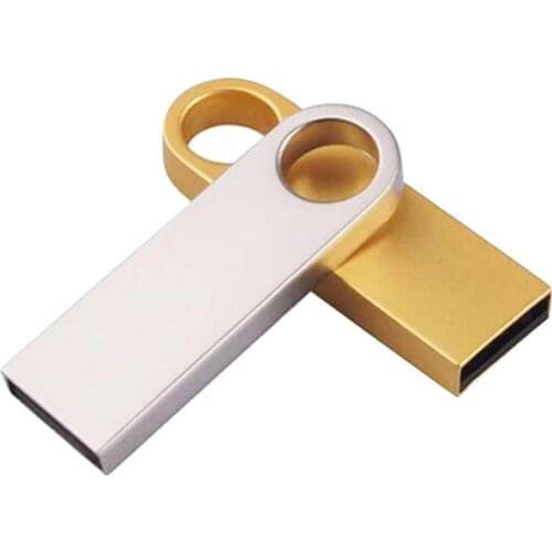 New Metal usb flash drive 2/4/8/16/32/64/128GB Portable Metal USB 2.0 Flash Drive Memory Stick U Disk gift