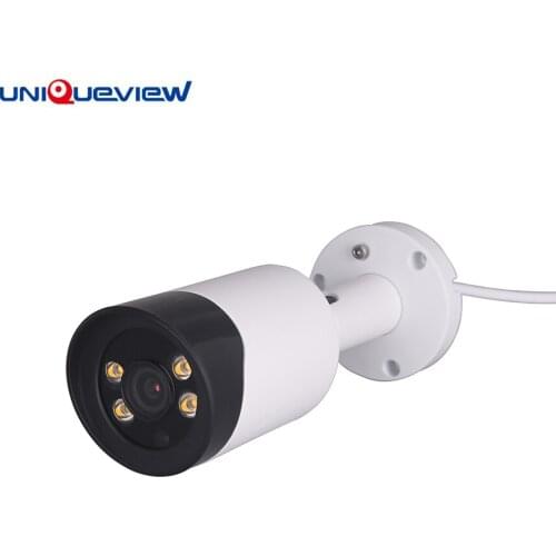 Full Color Night Vision 2.0MP ONVIF 1080P POE Network IP CCTV Outdoor Bullet IP66 Waterproof Security Camera with Warm Light LED