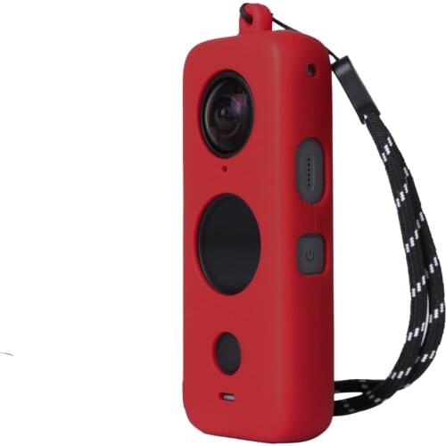 Silicone protector Cover Protective Box screen lens film ScratchproofHousing cover For Insta360 One X2 Action Camera Accessories