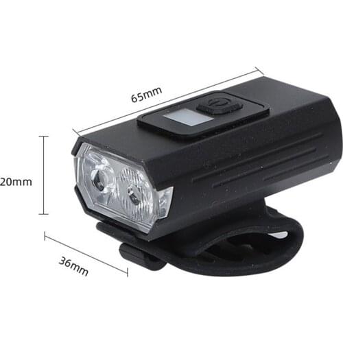 Bicycle Bike LED Front Headlight USB Rechargeable Cycling Beam Flashlight
