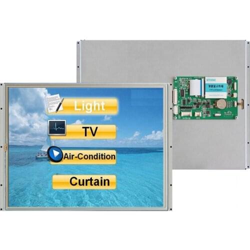 15.1" TFT LCD Module STA151WT-01 with Touch Panel + Controller Board + Software Support Any Microcontroller